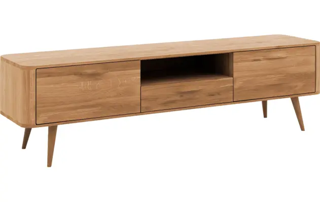 Goossens tv dressoir bjarte blank eiken - 8215723-03
