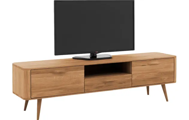 Goossens tv dressoir bjarte blank eiken - 8215723-04