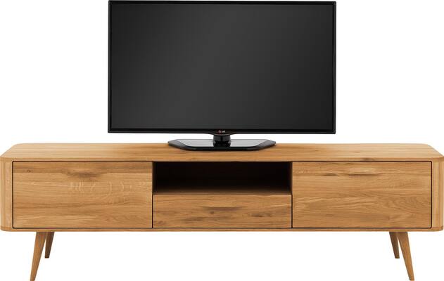 Goossens tv dressoir bjarte blank eiken - 8215725-02