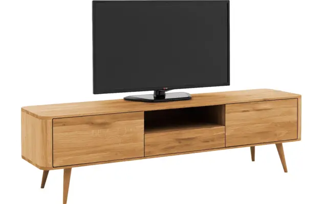 Goossens tv dressoir bjarte blank eiken - 8215725-04