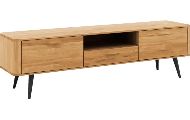 Goossens tv dressoir bjarte blank eiken - 8215726-03