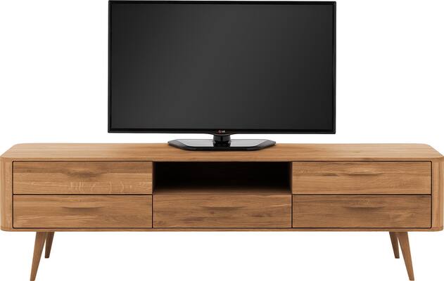 Goossens tv meubel bjarte blank eiken - 8215727-02