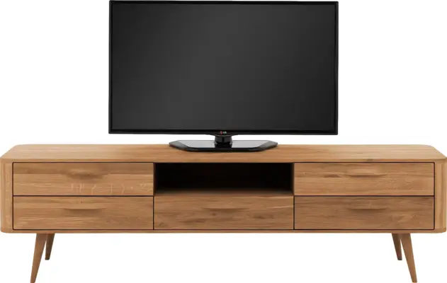 Goossens tv meubel bjarte blank eiken - 8215727-02