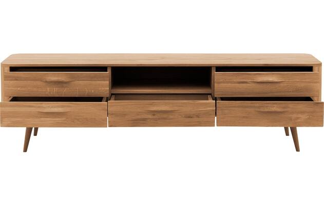 Goossens tv meubel bjarte blank eiken - 8215727-08
