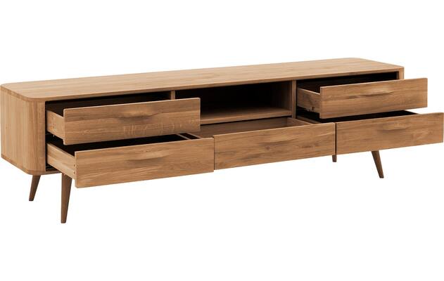 Goossens tv meubel bjarte blank eiken - 8215727-09