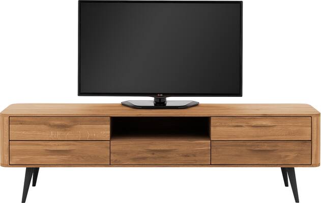 Goossens tv meubel bjarte blank eiken - 8215728-02