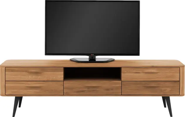 Goossens tv meubel bjarte blank eiken - 8215728-02