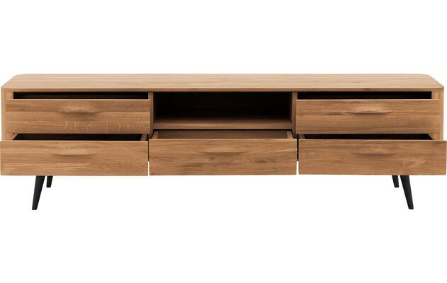Goossens tv meubel bjarte blank eiken - 8215728-08