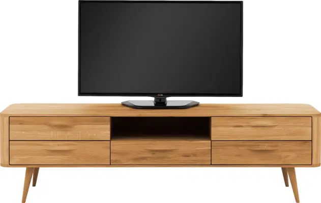 Goossens tv meubel bjarte blank eiken - 8215729-02