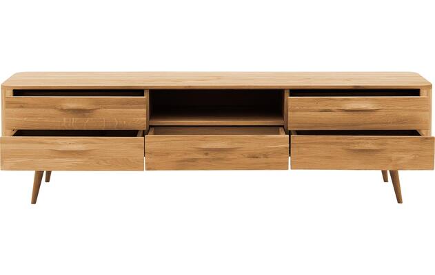 Goossens tv meubel bjarte blank eiken - 8215729-08