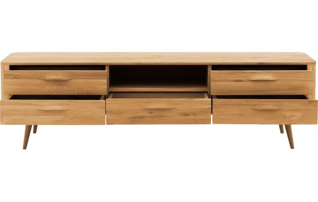 Goossens tv meubel bjarte blank eiken - 8215729-08