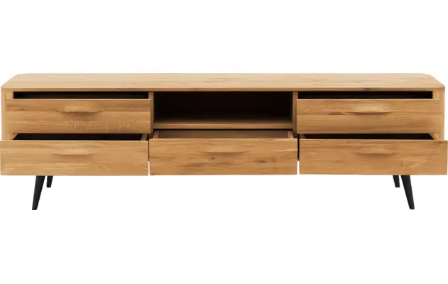 Goossens tv meubel bjarte blank eiken - 8215730-08