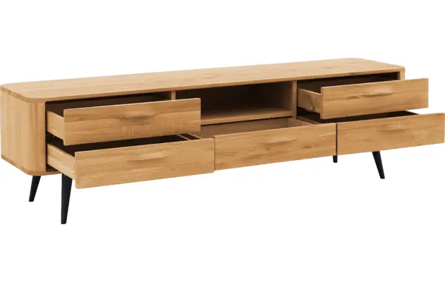 Goossens tv meubel bjarte blank eiken - 8215730-09