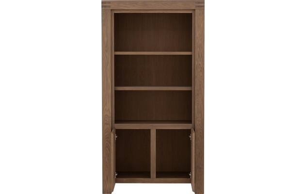 Goossens boekenkast clear blank eiken - 8215784-03