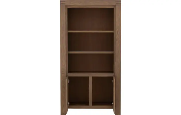 Goossens boekenkast clear blank eiken - 8215784-03