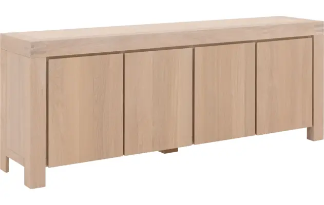 Goossens dressoir clear wit eiken - 8215806-02