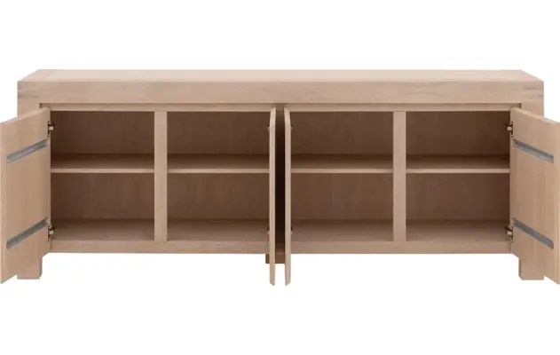 Goossens dressoir clear wit eiken - 8215806-03
