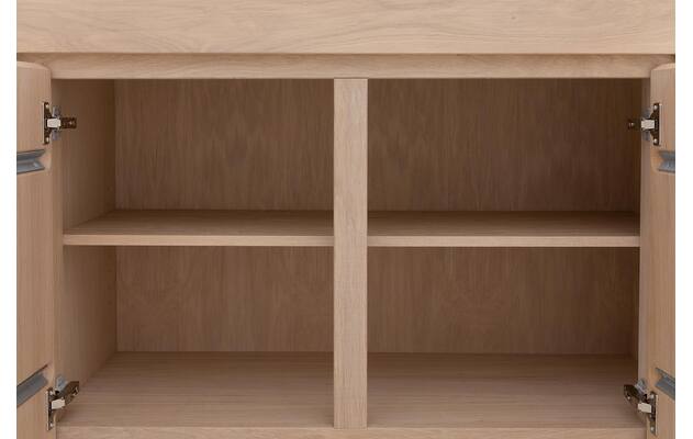 Goossens dressoir clear wit eiken - 8215806-09