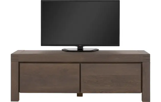 Goossens tv meubel clear donker bruin eiken - 8215850-03