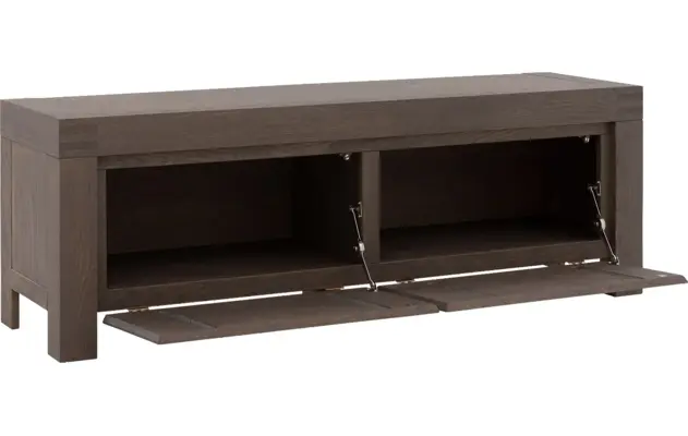Goossens tv meubel clear donker bruin eiken - 8215850-05