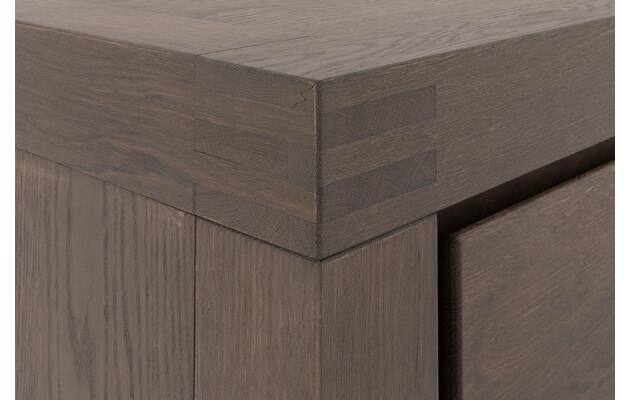 Goossens tv meubel clear donker bruin eiken - 8215850-09