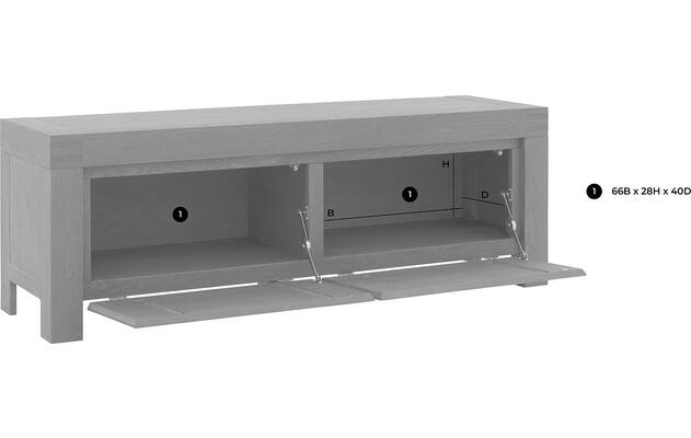 Goossens tv meubel clear zwart eiken - 8215850-goossens-clear-tv-meubel-eiken-donker-bruin-50