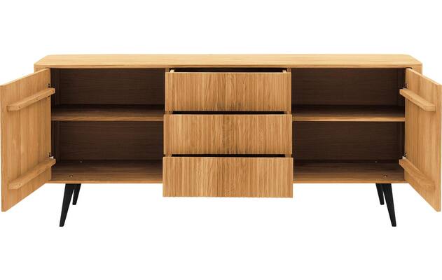 Goossens dressoir seppe blank eiken - 8215868-04