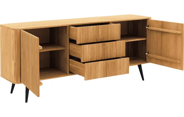 Goossens dressoir seppe blank eiken - 8215868-05