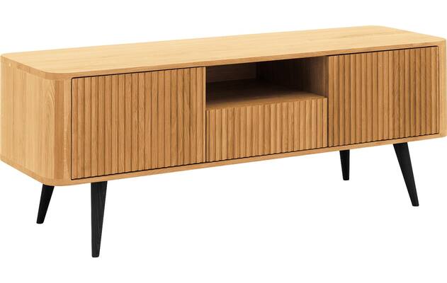 Goossens tv meubel seppe blank eiken - 8215874-02