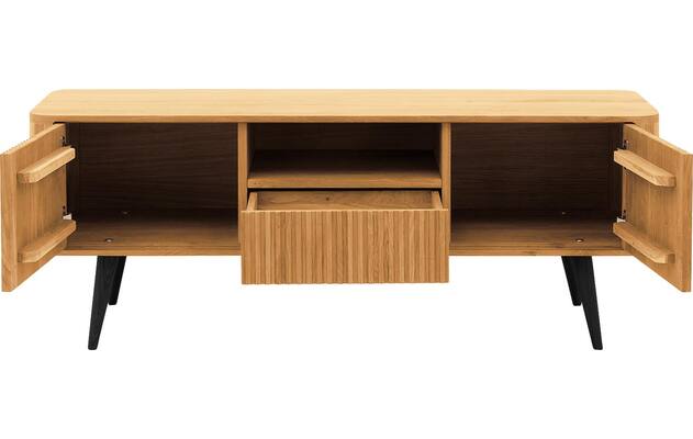 Goossens tv meubel seppe blank eiken - 8215874-04
