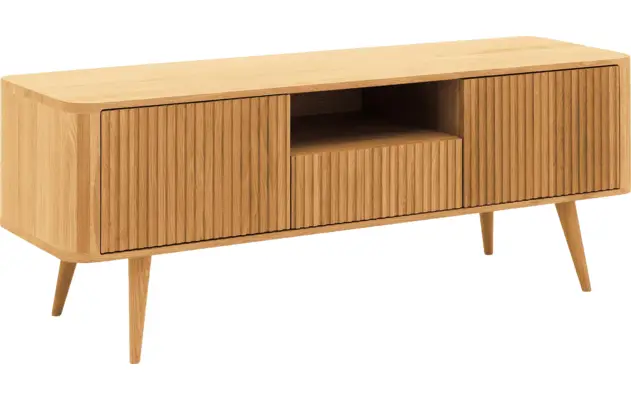 Goossens tv meubel seppe blank eiken - 8215875-02