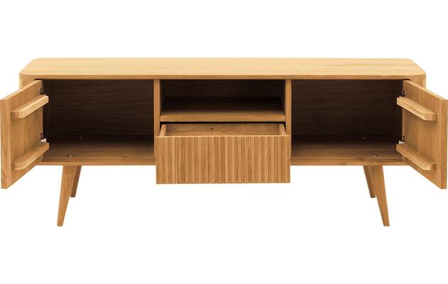Goossens tv meubel seppe blank eiken - 8215875-04
