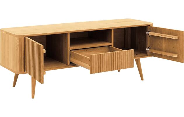 Goossens tv meubel seppe blank eiken - 8215875-05