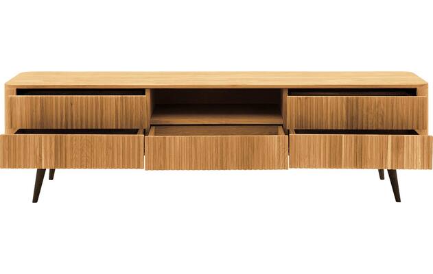 Goossens tv meubel seppe blank eiken - 8215876-03