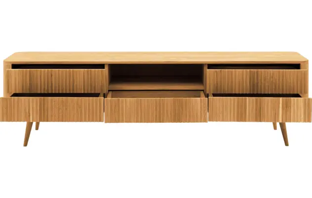 Goossens tv meubel seppe blank eiken - 8215877-03