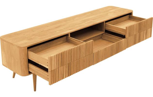 Goossens tv meubel seppe blank eiken - 8215877-05