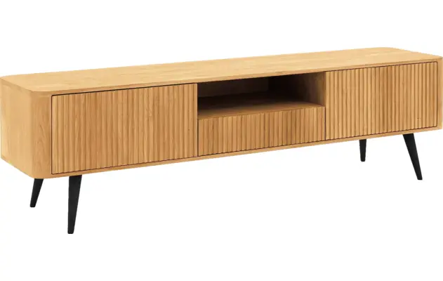 Goossens tv meubel seppe blank eiken - 8215878-02