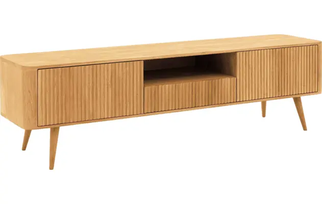 Goossens tv meubel seppe blank eiken - 8215879-02