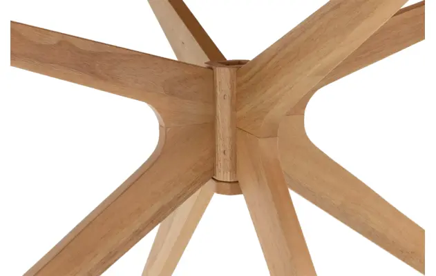 Goossens basic eettafel sanoa blank eiken - 8215945-04