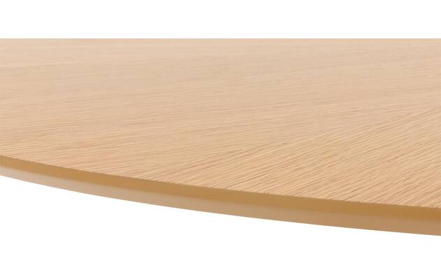 Goossens basic eettafel sanoa blank eiken - 8215945-07
