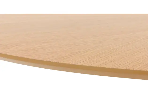 Goossens basic eettafel sanoa blank eiken - 8215945-07