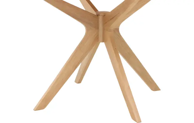 Goossens basic eettafel sanoa blank eiken - 8215946-03