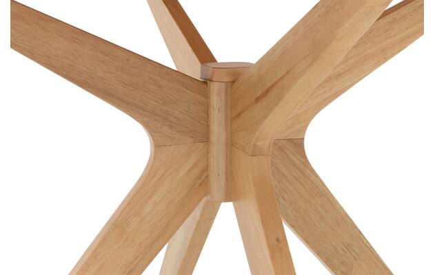 Goossens basic eettafel sanoa blank eiken - 8215946-04