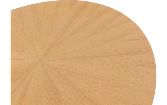 Goossens basic eettafel sanoa blank eiken - 8215946-05
