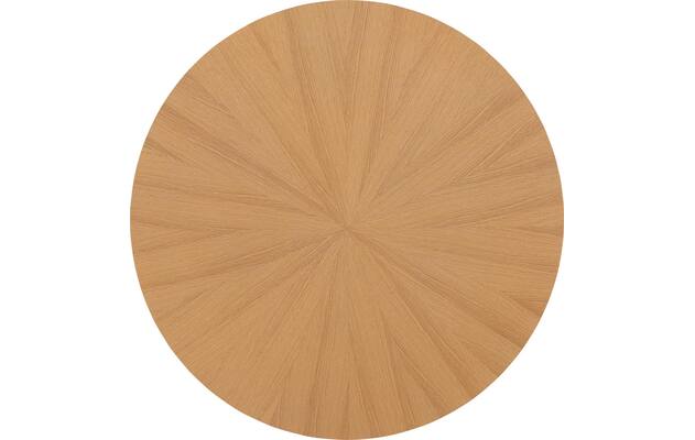 Goossens basic eettafel sanoa blank eiken - 8215946-06