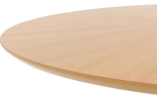 Goossens basic eettafel sanoa blank eiken - 8215946-07