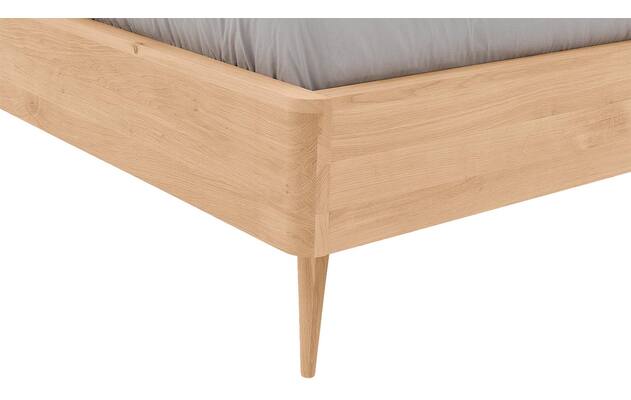 Goossens excellent bedframe dodge blank eiken - 8215950-06