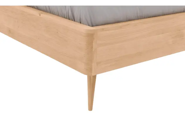 Goossens excellent bedframe dodge blank eiken - 8215950-06