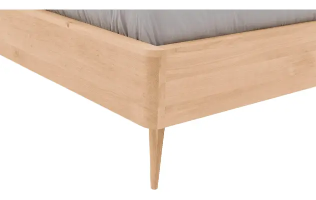 Goossens excellent bedframe dodge blank eiken - 8215951-06
