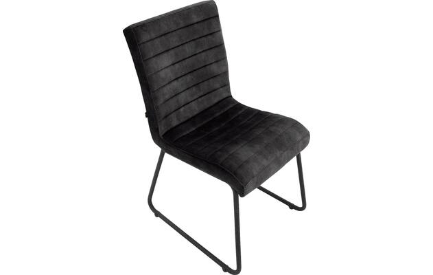 Goossens eetkamerstoel dax grijs stof - 8216143-03